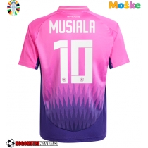 Moške Nogometnih dresov Nemčija Jamal Musiala #10 Gostujoči EP 2024 Kratki rokavi